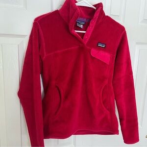 Patagonia Red Fleece Pullover